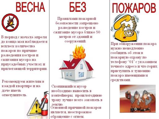 Весна без пожаров!