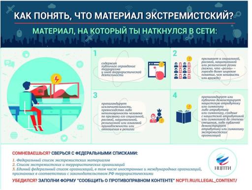 Как понять, что материалы экстремистские?